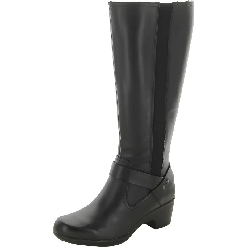 MALIA Womens Sleek Zipper closure Knee-High Boots