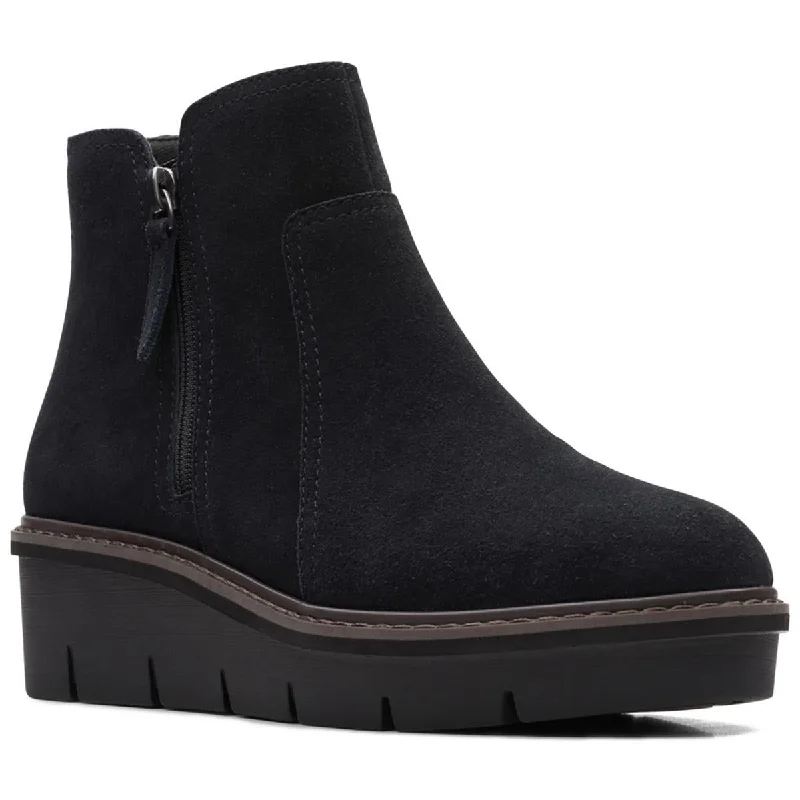 Airabelle Womens Suede Zipper Chelsea Boots