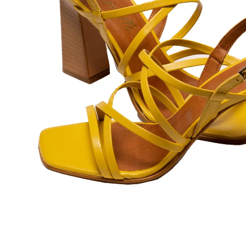 Feline Yellow Leather