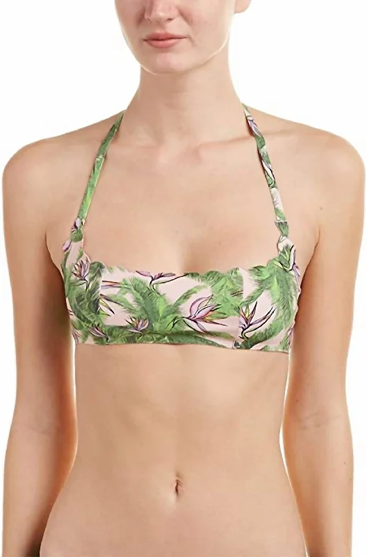 Bermuda Reversible Seamless Wave Bikini Top In Multi