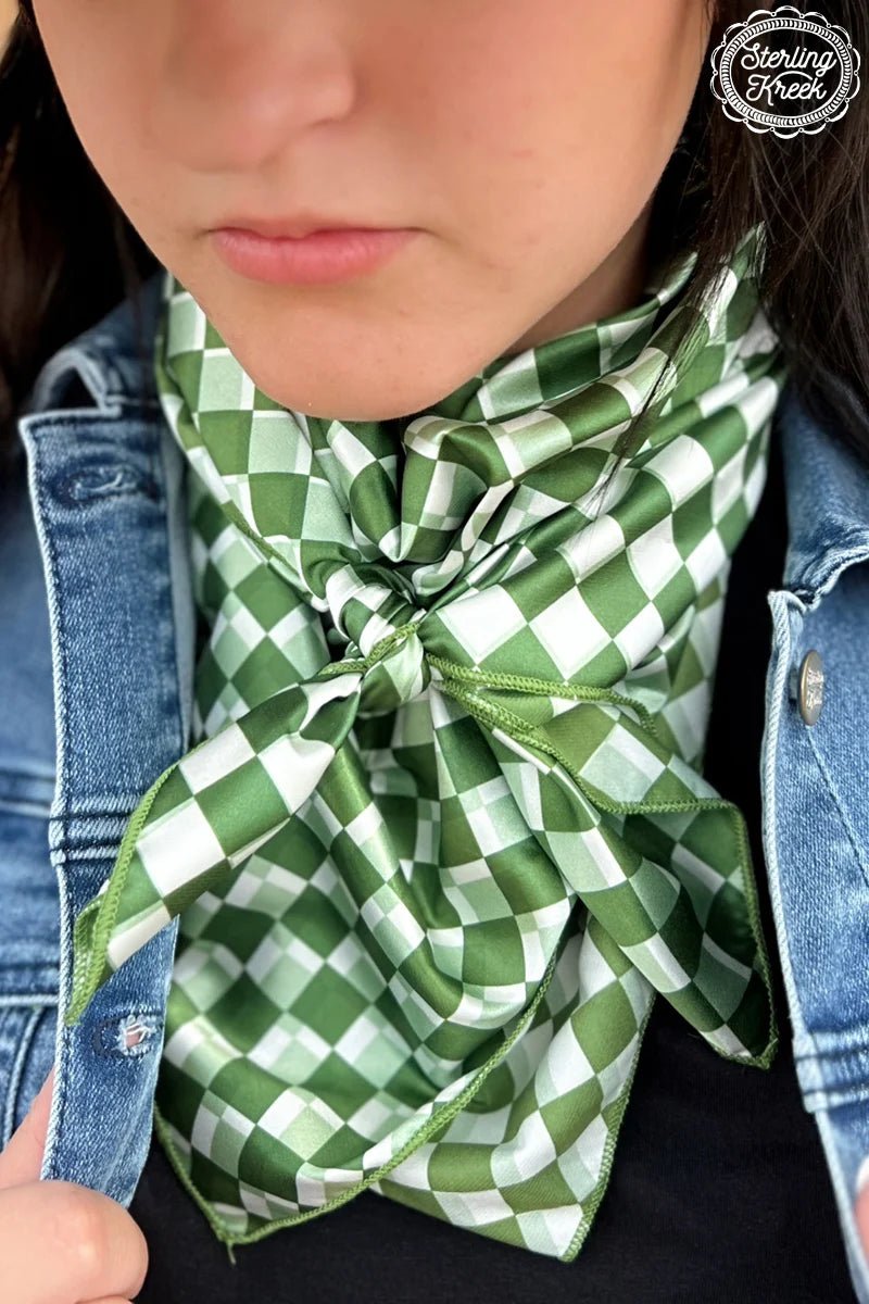 Sterling Kreek Pep Rally Green Wild Rag