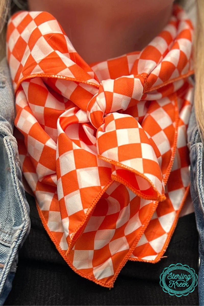 Sterling Kreek Pep Rally Orange Wild Rag