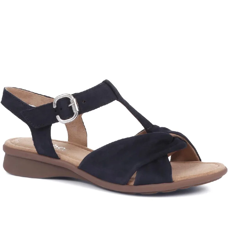 Millie Flat Leather Sandals - GAB35503 / 321 586