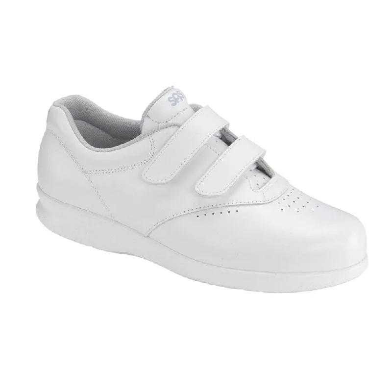 SAS Women's Me Too Velcro Walking Sneaker White