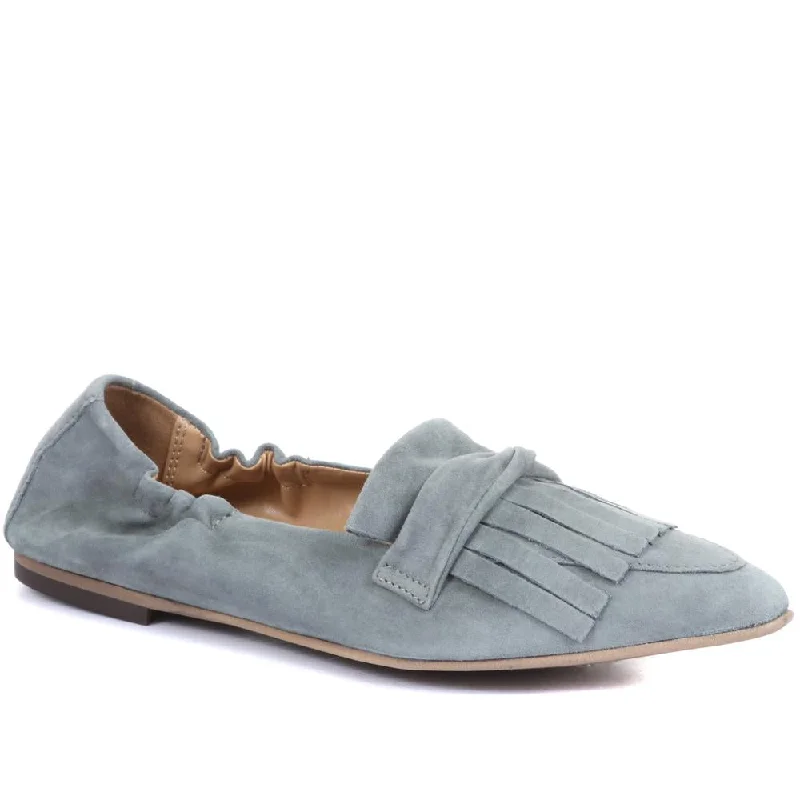 Wren Suede Fringe Loafers - WREN / 319 882