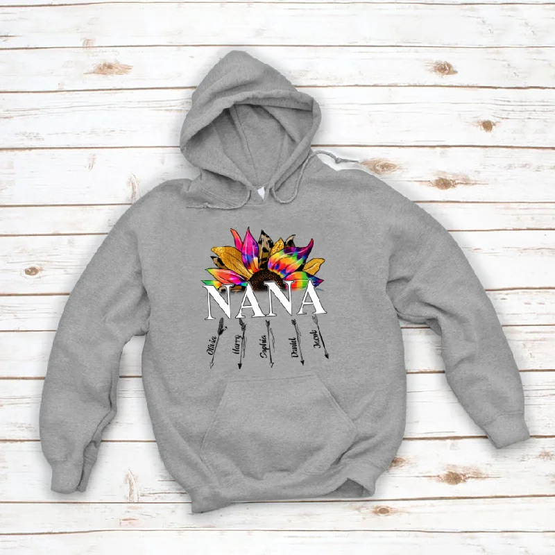 Arrow Sunflower Nana And Kids CTH01 Hoodie