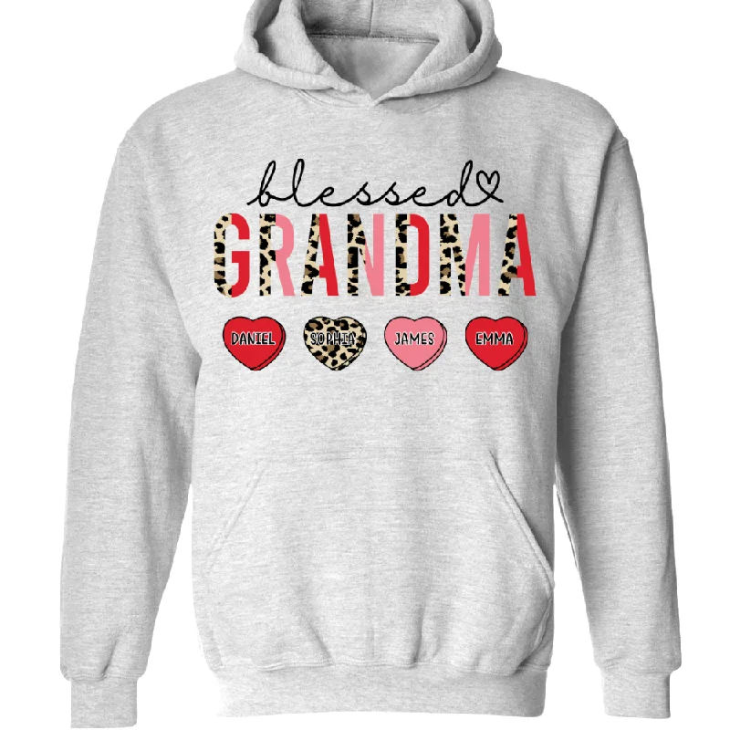 Blessed Grandma, Grandkids TH Hoodie