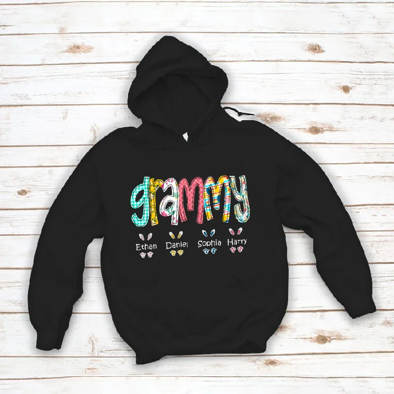 Grammy And Kids Bunny CTH01 Hoodie