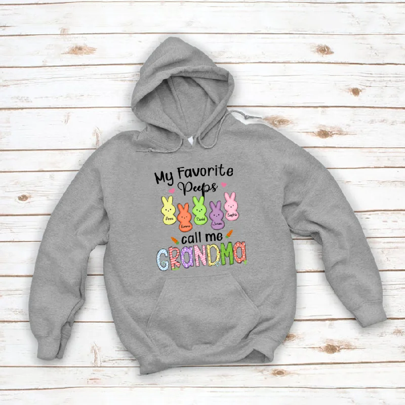 Grandma Easter Day My Favorite Peeps Call Me CL01 Hoodie