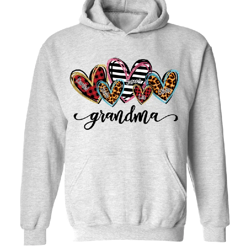 Heart Grandma Valentine, Grandkids TH Hoodie