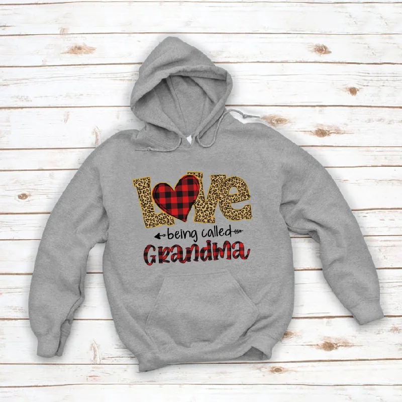 Leopard Love Being Called Grandma CTH01 Hoodie