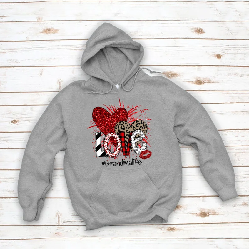 Love Grandma Life Heart CTH01 Hoodie