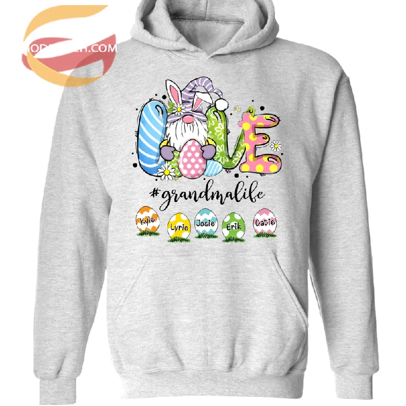 Love Grandmalife, Easter Gnome TH Hoodie