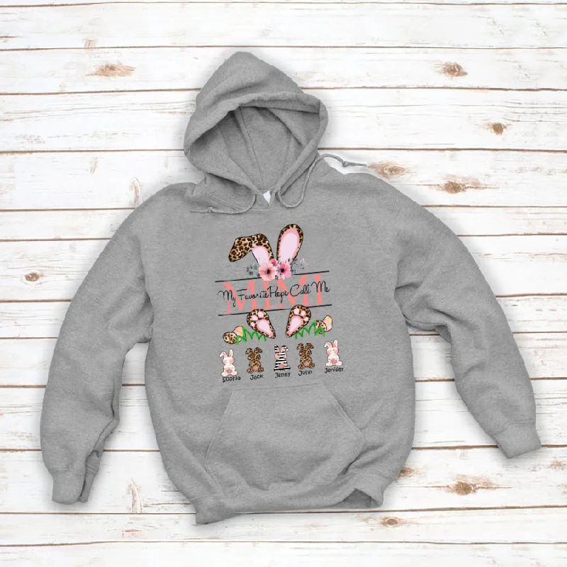 My Favorite Peeps Call Me Grandma Easter Bunny CL01 Hoodie