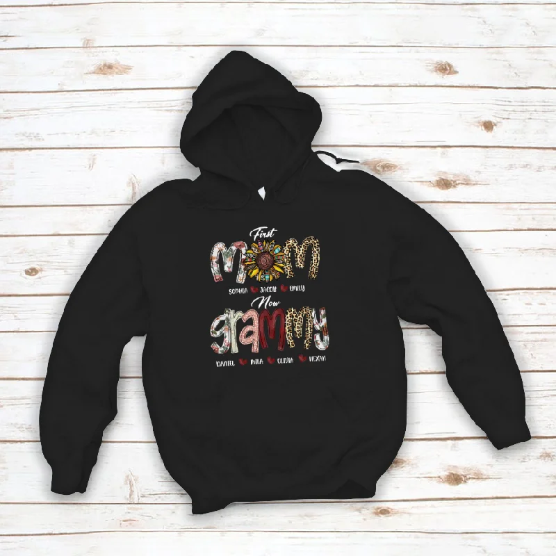 Sunflower First Mom Now Grammy And Kids CTH01 Hoodie