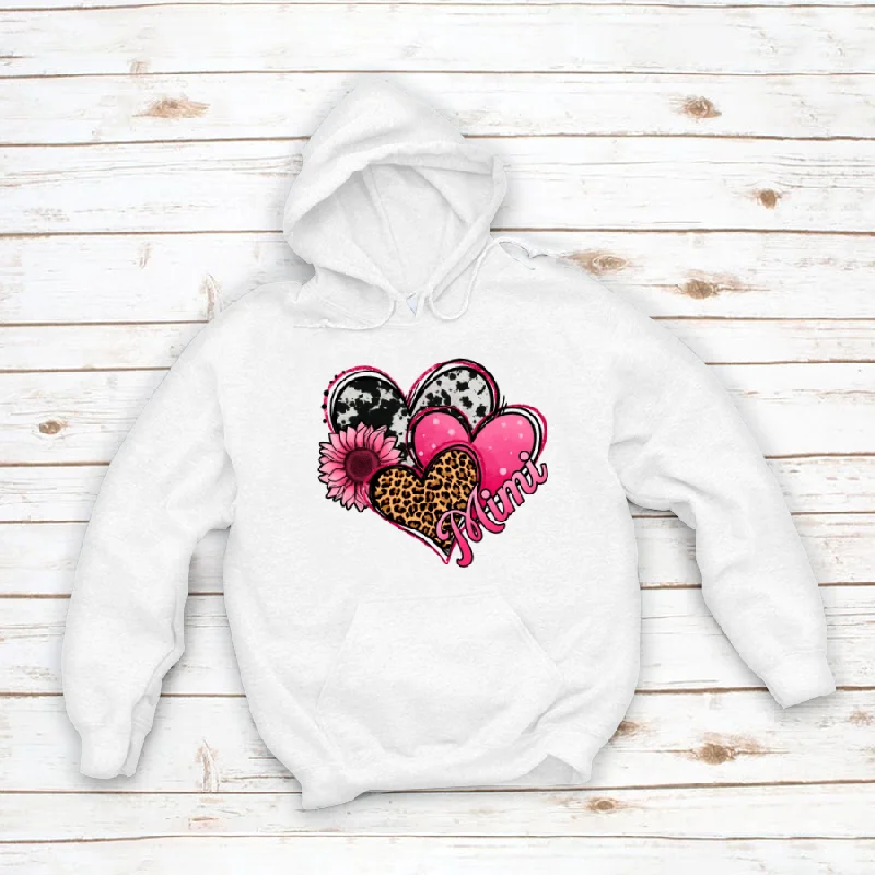 Sunflower Triple Valentines Heart Mimi CTH01 Hoodie