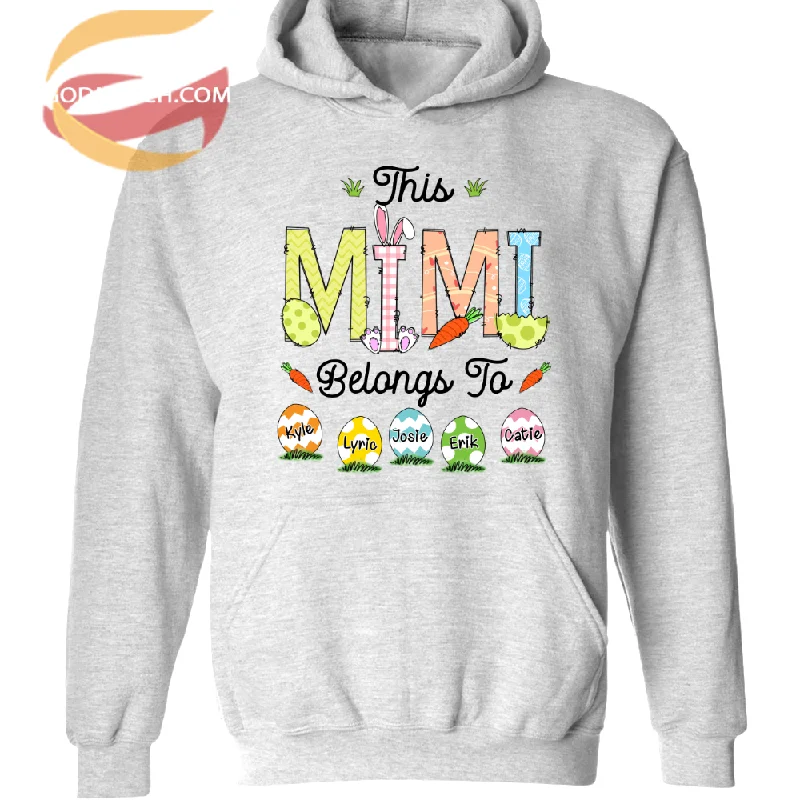 This Grandma Belongs to, Grandkids, Easter TH Hoodie