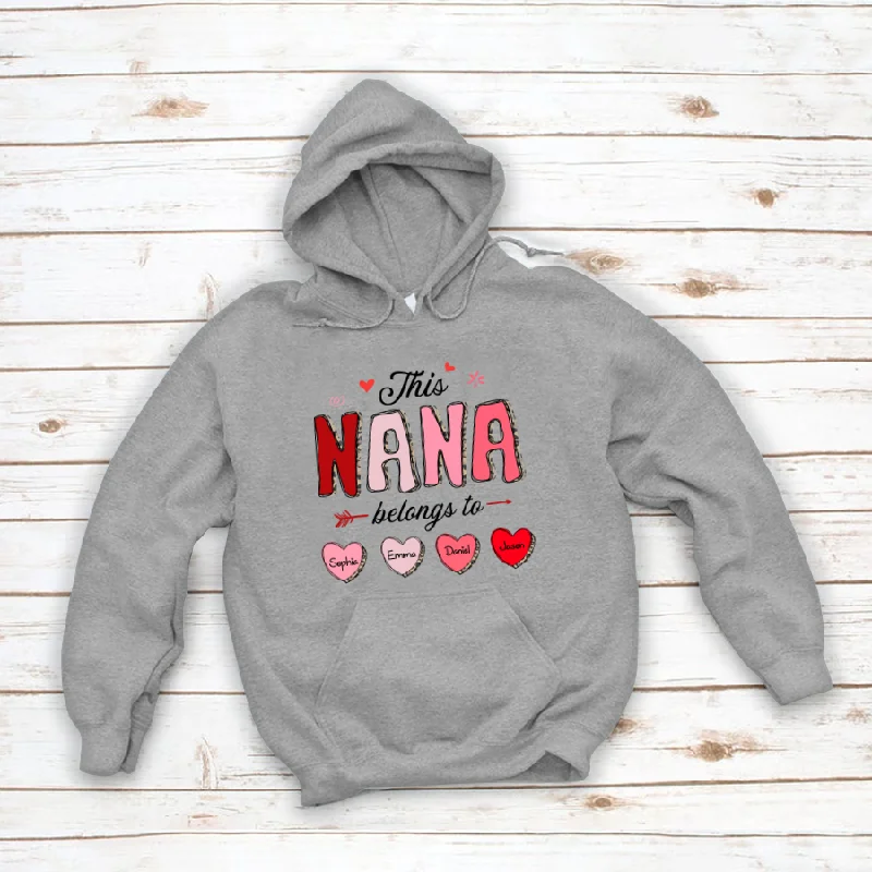 This Grandma Belongs to, Grandkids, Valentives CL01 Hoodie