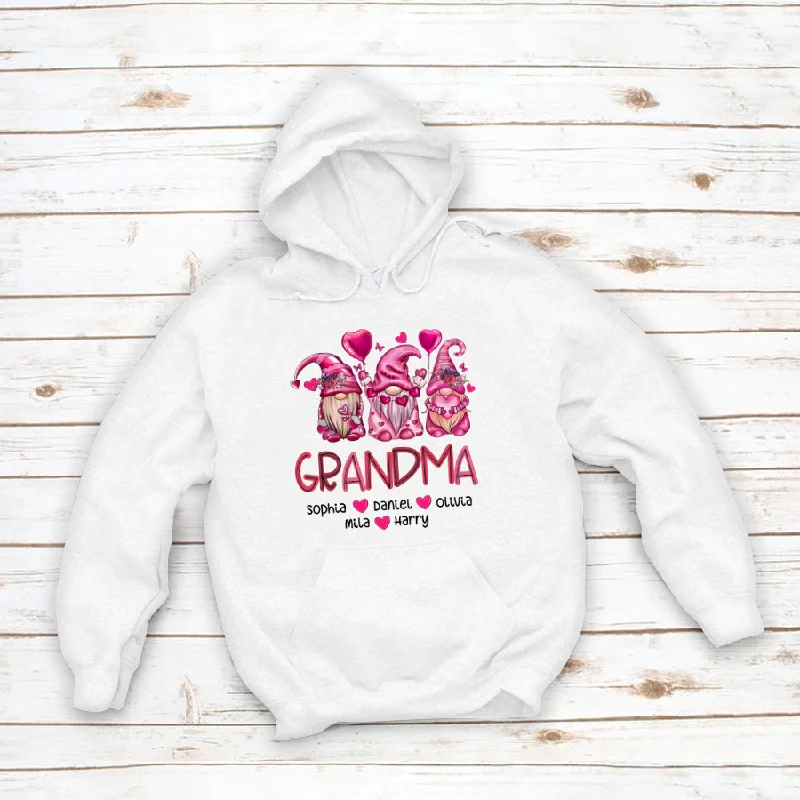 Valentine Gnome Grandma And Grandkids CTH01 Hoodie