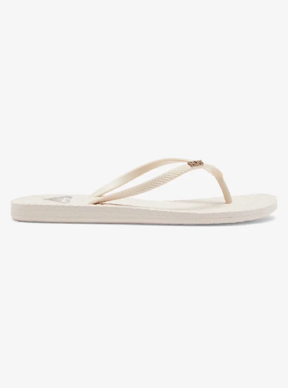 Antilles Flip Flops - Cream