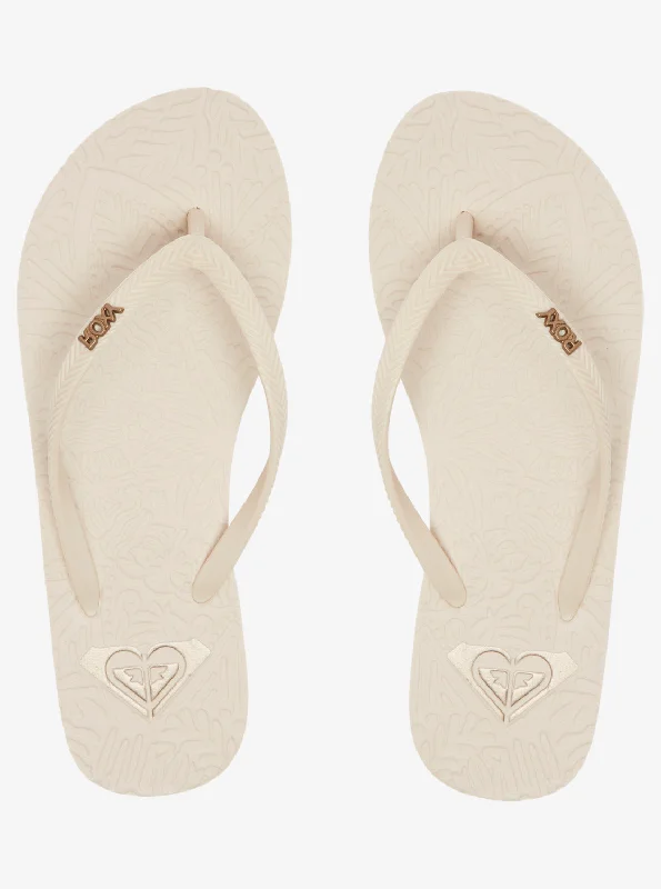 Antilles Flip Flops - Cream