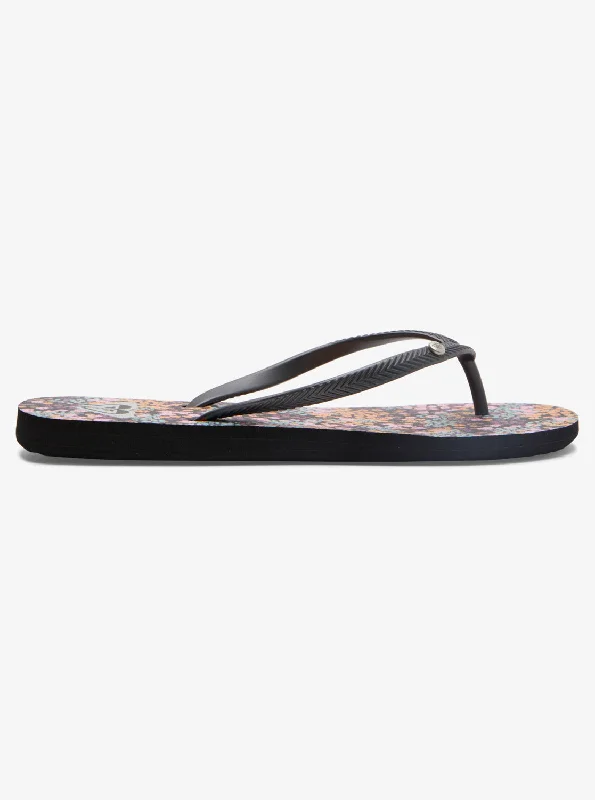 Bermuda Sandals - Black/Orange