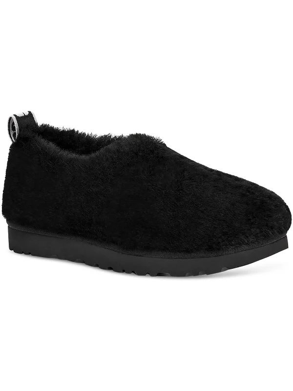 Classic Cozy Bootie Womens Lamb Fur Slip On Slip On Shoes