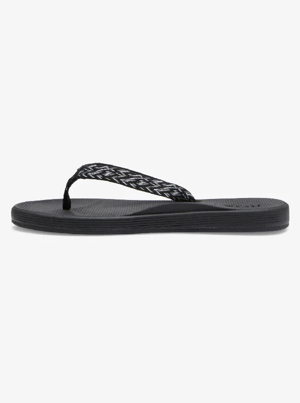 Clemente Flip-Flops - Anthracite/Black