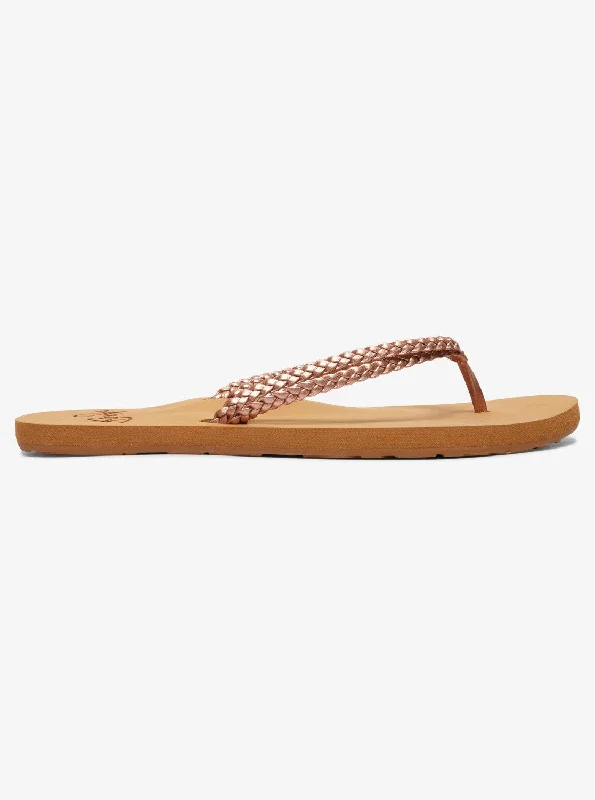 Costas Flip-Flops - Rose Gold