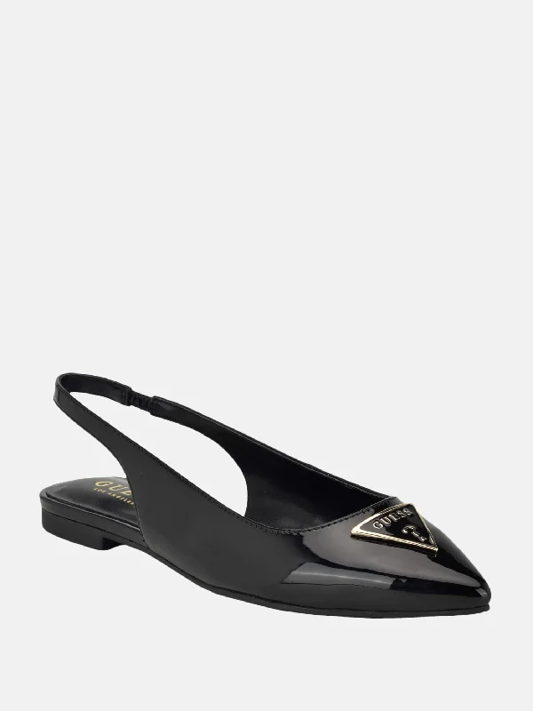 Ezras Pointed Sling Flats