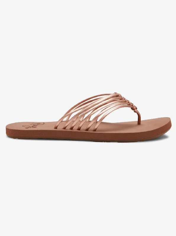 Jasmine Flip-Flops - Rose Gold