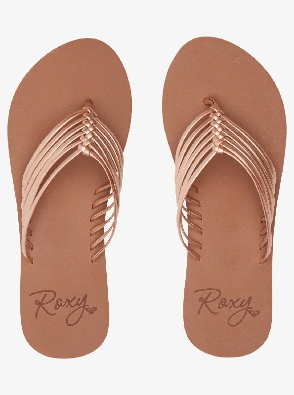 Jasmine Flip-Flops - Rose Gold