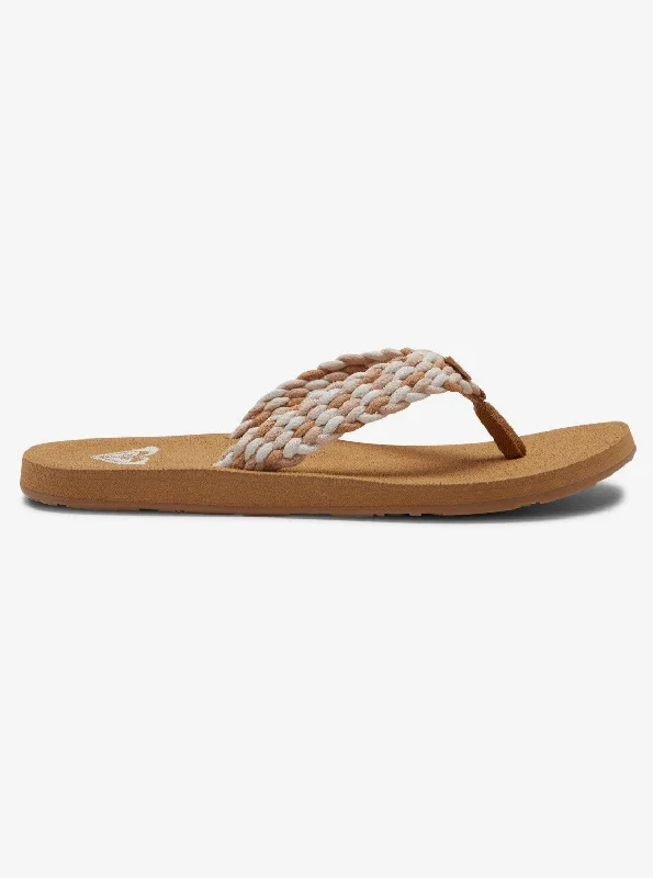 Porto Flip-Flops - White/Multi