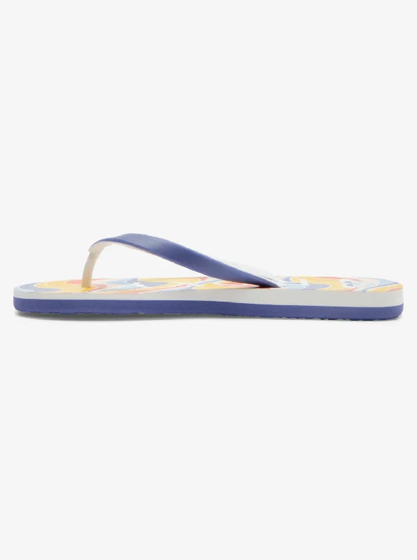 Tahiti Flip-Flops - Shady Blue/Orange