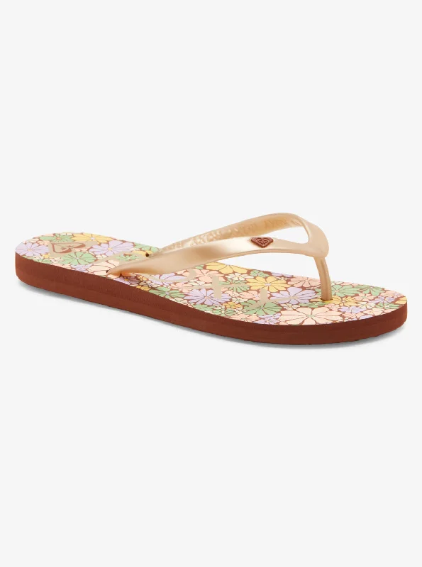 Tahiti Flip-Flops - Brown Combo