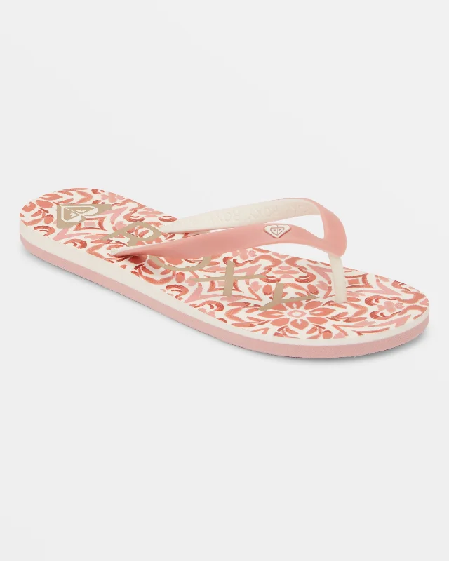 Tahiti Flip-Flops - Barely Pink