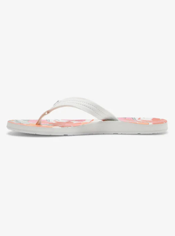 Vista Loreto Flip-Flops - White/Orange/Pink