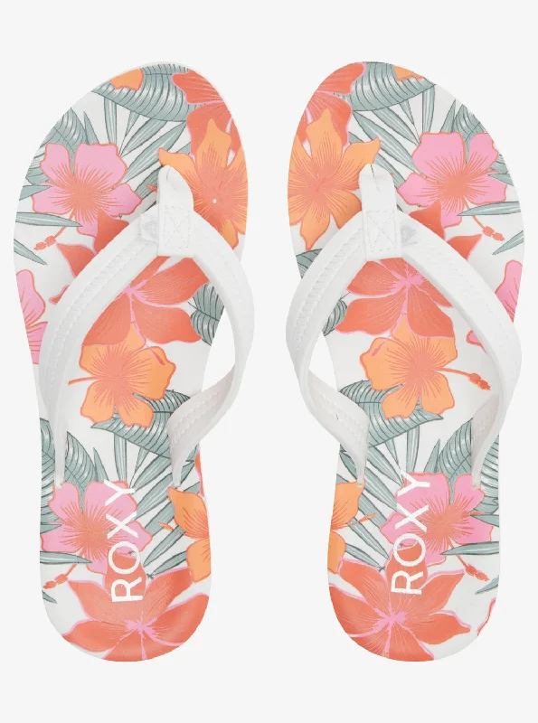 Vista Loreto Flip-Flops - White/Orange/Pink